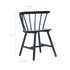 Maison Madeleine -  5 Piece Dining Set Solid Rubber Wood Black